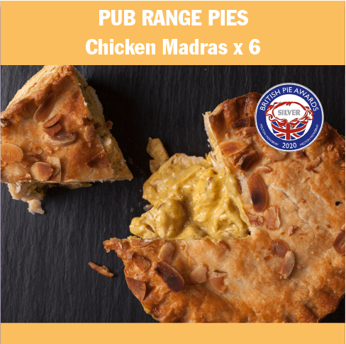 chicken Madras pub range pie